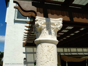 keystone column closeup